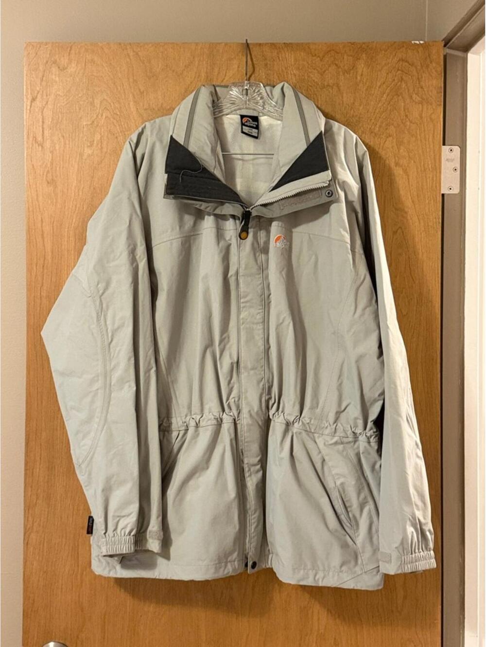 Lowe Alpine Jacket Men's L Gray Windbreaker Outdoor Hiking Gorpcore Vintage
